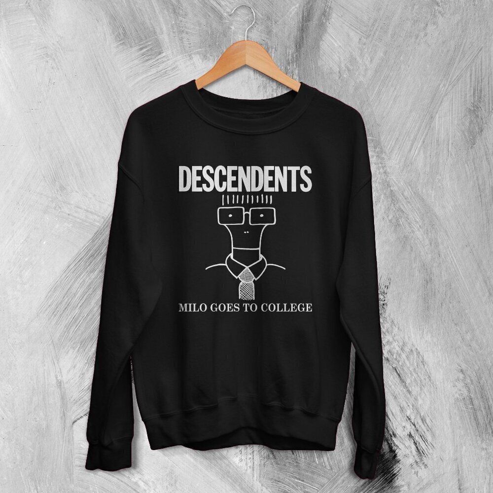 Descendents Milo Goes to College Punk Rock Band Album Tour 8s Music Sweatshirt